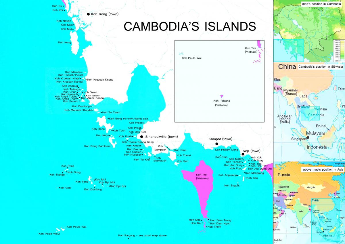 نقشه کامبوج سلیمان